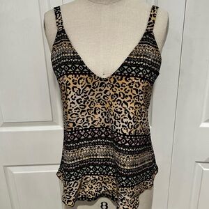 Leopard Print Women's Top